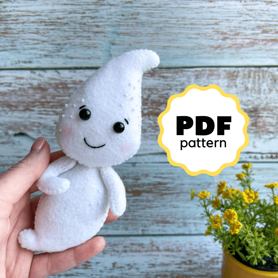 Halloween Ghost PDF Pattern - WoollyFox
